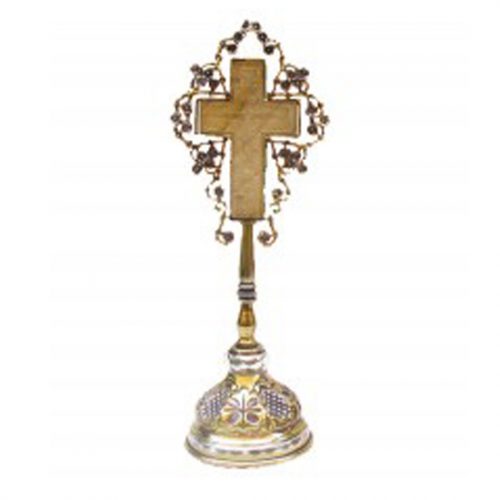 Holy water Cross ΑΑ two-tone (k125-05)